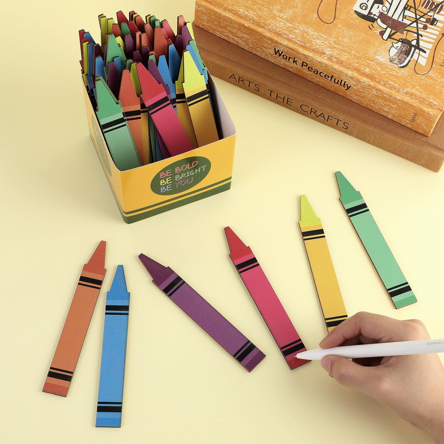 Junkin 72 Pcs Back to School Flip Name Sticks with Box for Classroom Crayon Talking Flip Sticks Teacher Student Management Grouping Counting Tool Classroom Essentials Educational Supplies Group Tasks