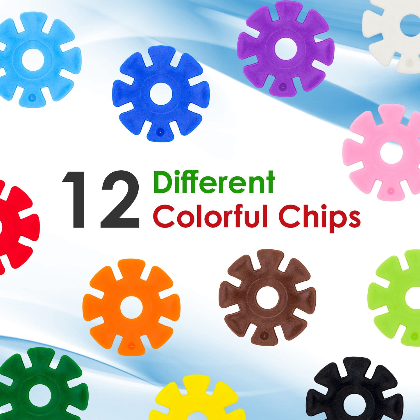 PicassoTiles 550 Piece Building Chips Interlocking Construction Toys Creative Disc Block Toy Kit 3D Stacking Puzzle STEM Learning Early Education for Preschool Montessori Kids Boys Girls Age 3 PTF55