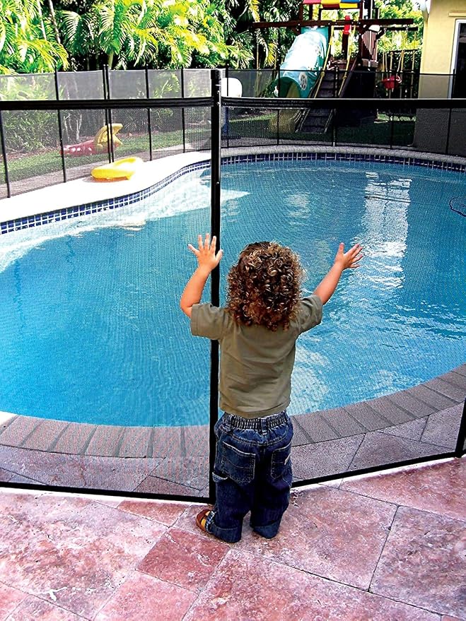 Safety Fence for In Ground Pool Size: 5', Black