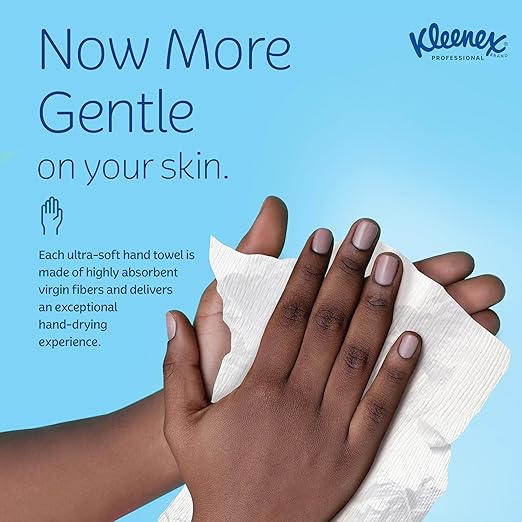 Kleenex Professional Paper Hand Towels, Premium Absorbency Pockets, Pop-Up Box