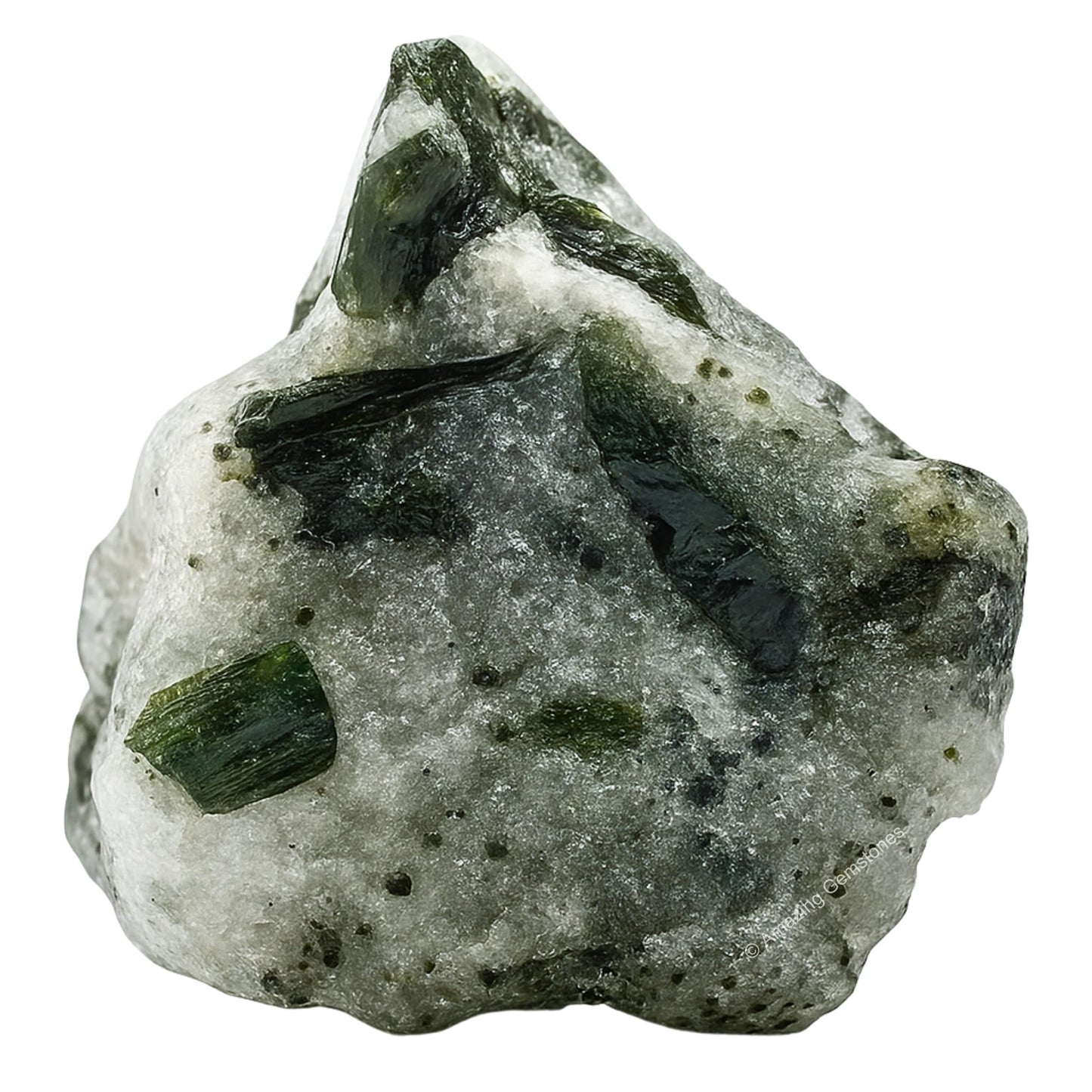 Amazing Gemstone 2 Pieces Green Tourmaline with Quartz Raw Crystals and Healing Stones, Natural Rocks for Tumbling and DIY Raw Stones and Crystals