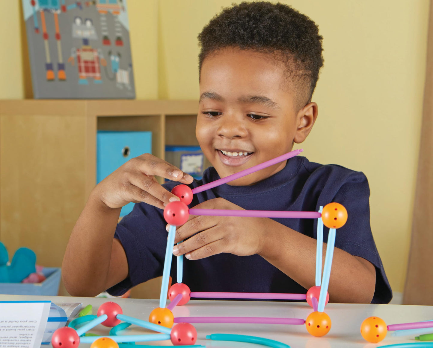 Learning Resources STEM Explorers Geomakers - 58 Pieces, Ages 5+ STEM Toys for Kids, Kindergartner Learning Toys, Shapes for Kids