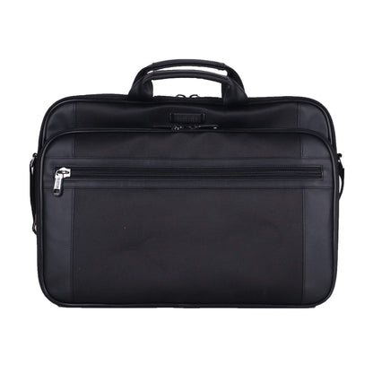 Kenneth Cole Reaction Urban Traveler Slim 18.4" Laptop Sleeve Top Zip Computer Portfolio Bag, Black