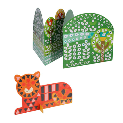 Petit Collage Mosaic Sticker Activity: Animal Friends