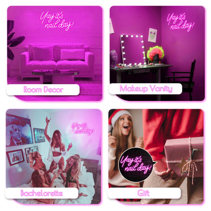 You're Like Really Pretty Neon Sign, Pink Neon Sign for Wall Decor | You're Like Really Pretty Sign for Girls Bedroom, Party, Salon - Best Gifts for Birthday, Christmas