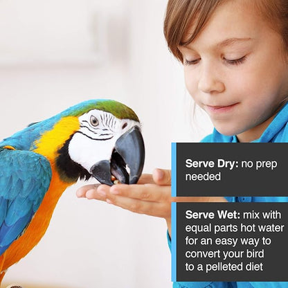 Hari Tropimix Bird Food for Cockatiels and Lovebirds, Hagen Parrot Food with Seeds, Fruit, Vegetables, Vitamins & Amino Acids, 8 Pound (Pack of 1)