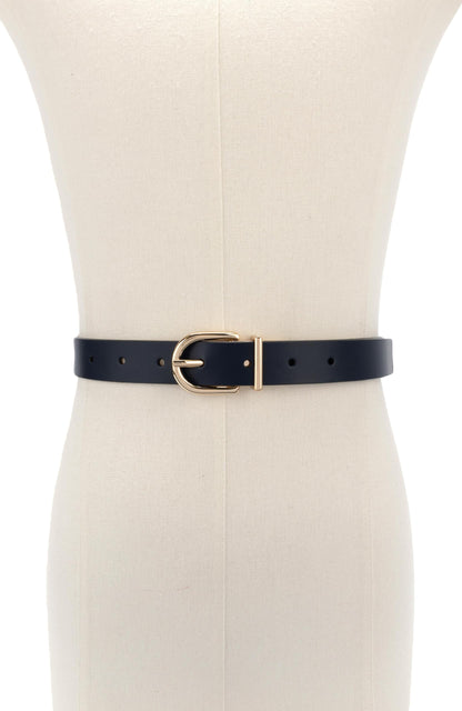 Kate Spade Womens 1 Inch Reversible Belt, Stylish Accessory for Everyday, Adjustable Fit
