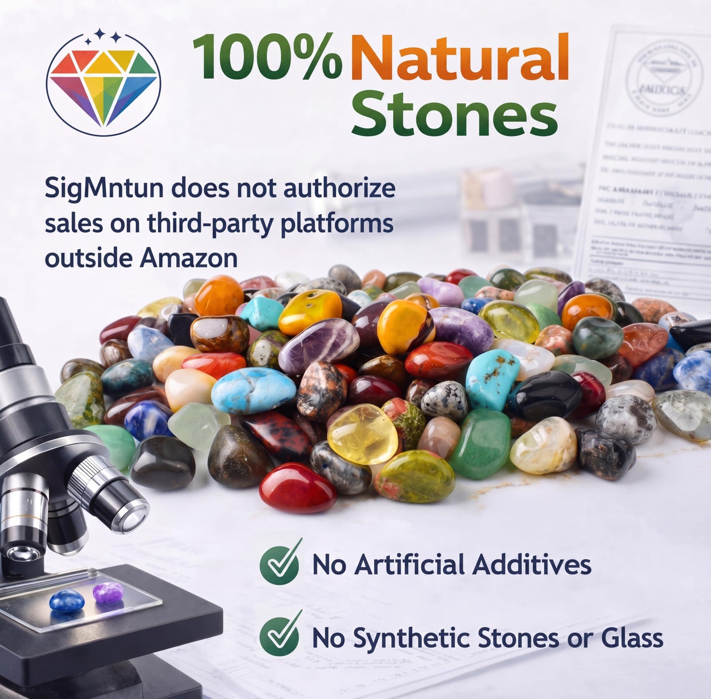 SigMntun Polished Mixed Crystal Chips 200 Pcs - 0.3" Tumbled Stone Chips Crushed Sea Glass Stones Healing Reiki Crystal Making Home Decoration
