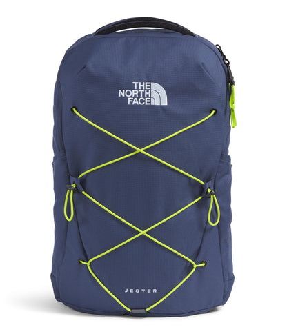 The North Face Jester Everyday Laptop Backpack - Commuter Daypack, Water Repellent, Laptop Sleeve, Lunar Blue/Fizz Lime, One Size