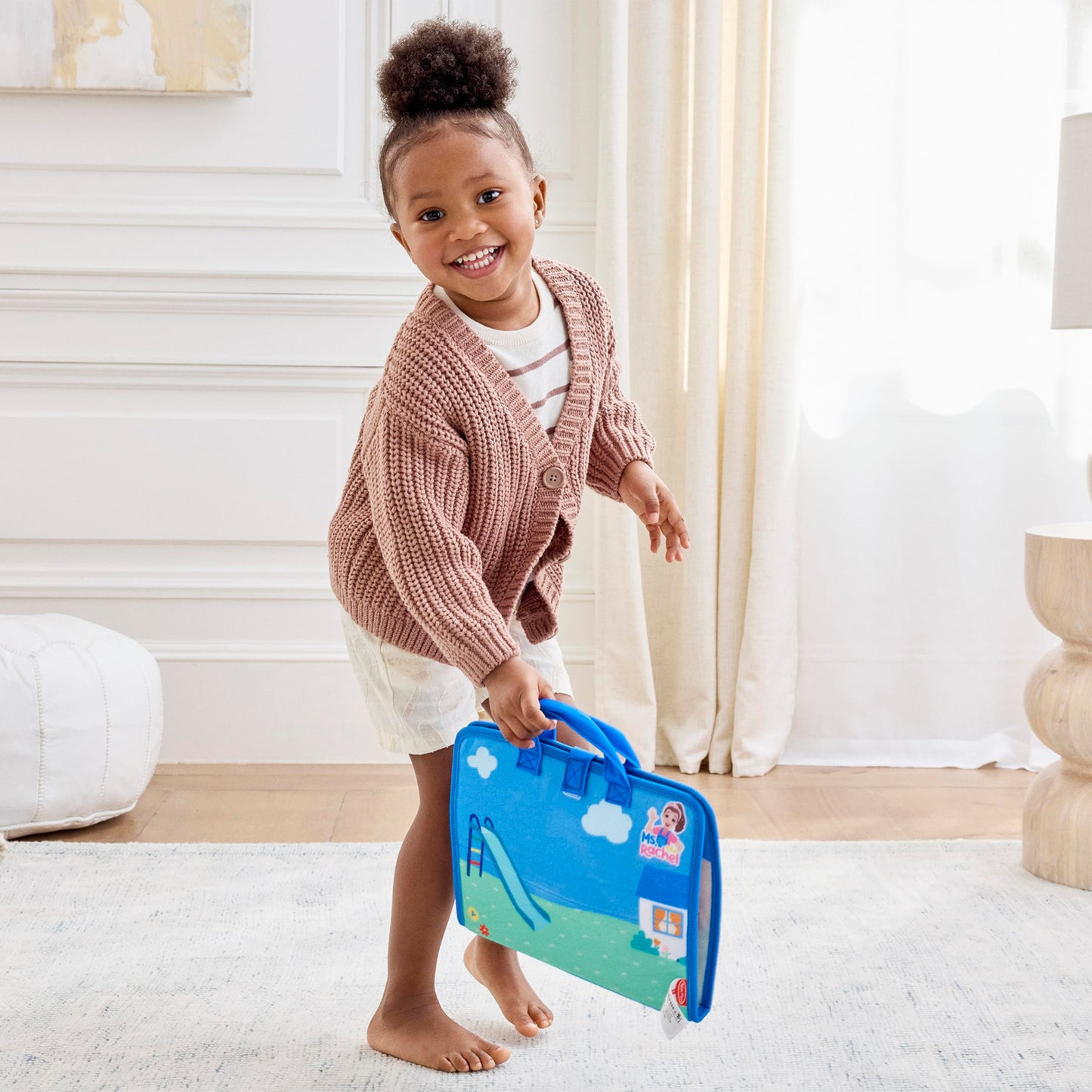 Melissa & Doug® Ms. Rachel™ What to Wear Felt Activity Board Take-Along Preschool Learning Toy for Boys and Girls - FSC Certified