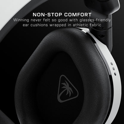 Turtle Beach Stealth 600 Wireless Multiplatform Amplified Gaming Headset for Xbox Series X|S, Xbox One, PC, PS5, PS4, & Mobile – Bluetooth, 80-Hr Battery, Noise-Cancelling Mic – White