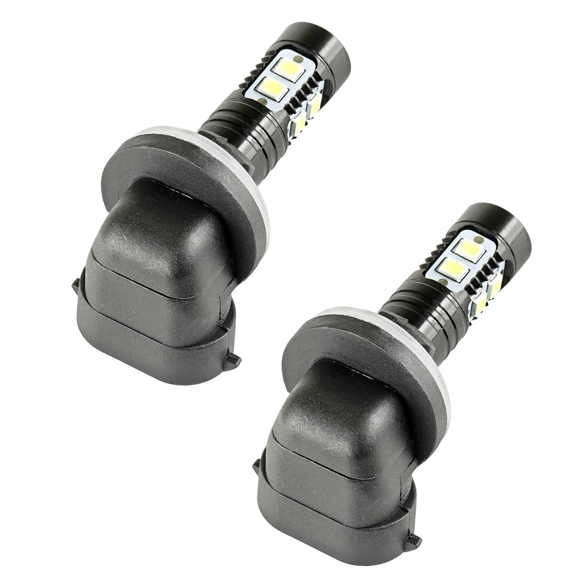 Caltric LED Headlight Bulbs for Polaris RZR S 800 (2009-2010) / RZR 800 EFI (2008-2010) - Tungsten