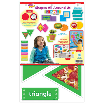 Trend Enterprises Shapes All Around Us Learning Set, by TREND enterprises, Inc., Dry Erase Learning Set, Ages 4-8