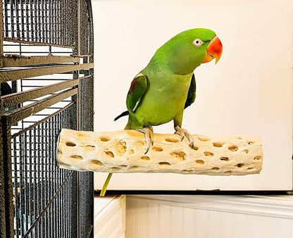 Polly's Manu Mineral Perch for Parakeets, Cockatiels, Macaws, Amazons (X-Large)