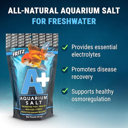 Fritz Aquatics A+ Aquarium Salt Treatment for Freshwater Fish (2 lbs)