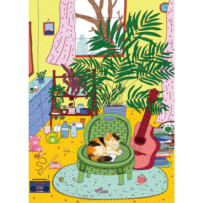 TangMosaic Puzzles for Adults 1000 Pieces, Jigsaw Puzzle for Adults, Fun Challenging Puzzle, Cozy Home Life Puzzles Game, Interlock Perfectly No Dust, Gifts for Easter Mother’s Day
