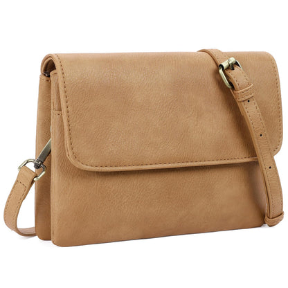 GAEKEAO Crossbody Bags for Women Vegan Leather Small Cell Phone Purse Shoulder Handbags with Credit Card Slots