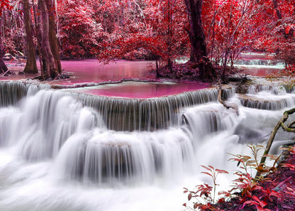 MBOQIU 1000 Piece Puzzle for Adults - Forest Waterfall Puzzles for Adults 1000 Pieces, Letters on Back, Nature Landscape Jigsaw Puzzle, Challenging Puzzles for Teens Seniors - 27.6 x 19.7 inches