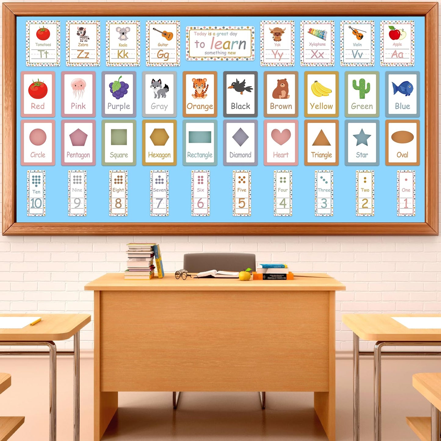 Sky Blue Bulletin Board Paper Roll Light Blue Bulletin Board Background Paper Back to School Classroom Decoration Poster for Art Craft DIY Projects Home Office Classroom Party Supplies 17.7in x 20ft