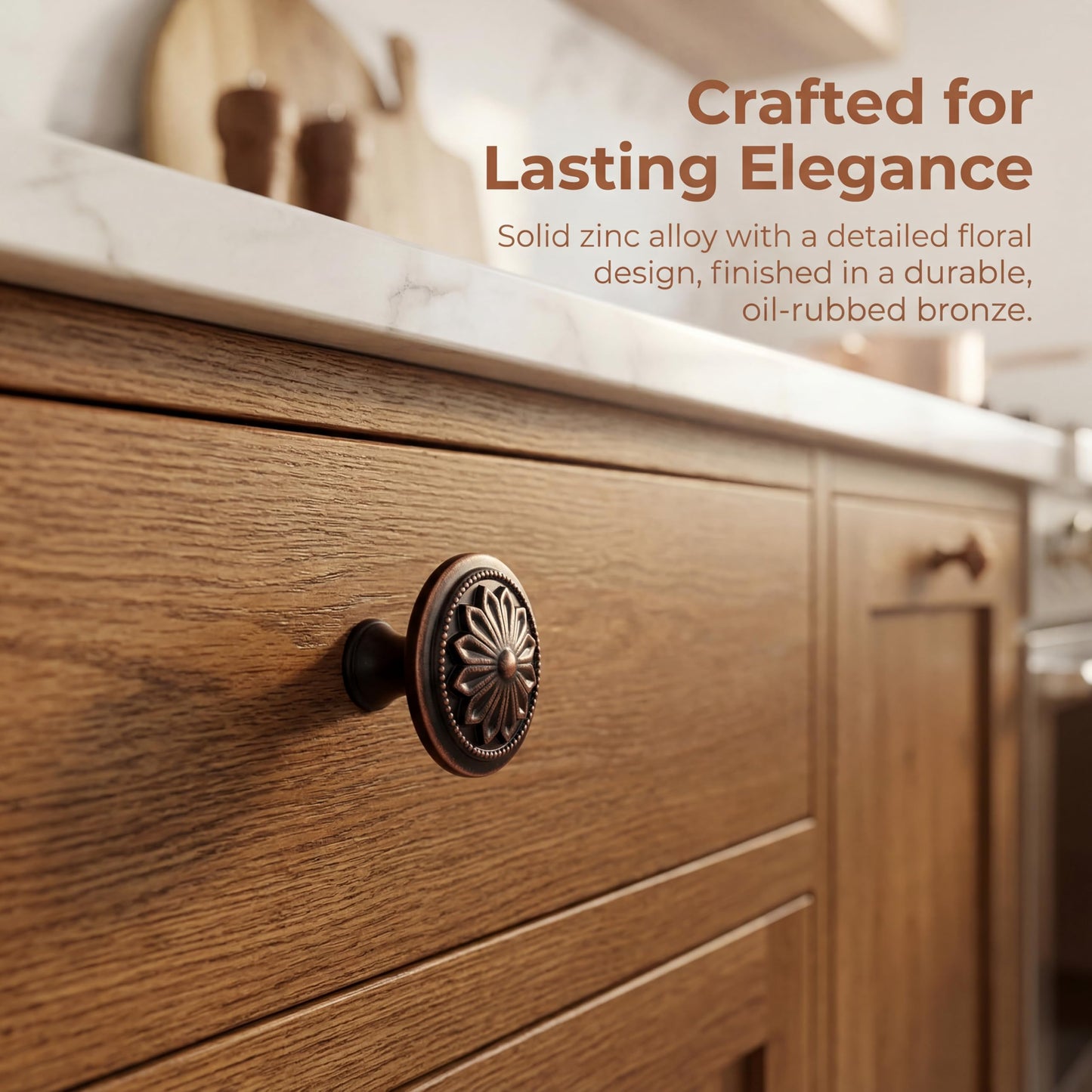 Xlroaafs 12 Pack Oil Rubbed Bronze Cabinet Knobs, Bronze Kitchen Cabinet Knobs for Cabinets and Drawers,1-2/5" Round Antique Bronze Bifold Closet Door Knobs Vintage Drawer Knobs