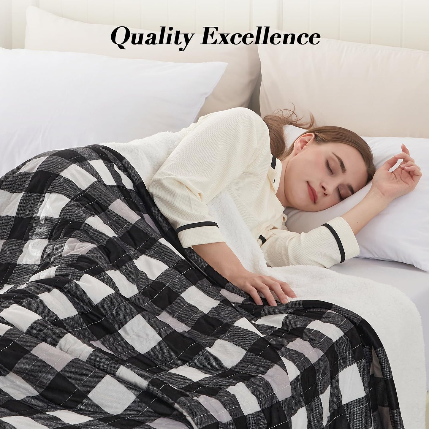Westinghouse Heated Throw Blanket, Flower Jacquard Electric Blanket Throw with 6 Heating Levels and 2-10 Hours Auto-Off, Flannel to Sherpa Super Cozy Heated Blanket, Machine Washable (50" x 60" Beige)