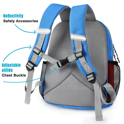 STEAMEDBUN Toddler Backpack for Boys 2-4,Kindergarten Backpack for Boys,Preschool Backpack,Mini