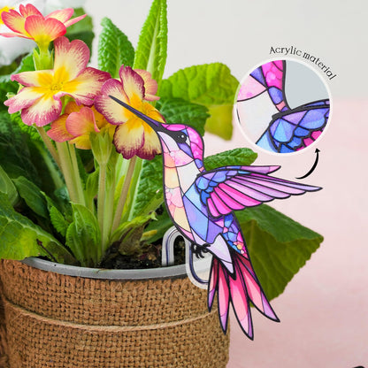 FBBP Hummingbird Gifts for Women, Hanging Plant Planter for Indoor Outdoor Garden, Mothers Day Birthday for Mom Grandma from Daughter Son, Bird Lover Plant Pots Accessories