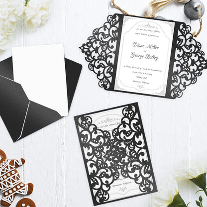 100 Sheets Black Shimmer Cardstock 8.5 x 11 Metallic Paper, Goefun 80lb Halloween Card Stock Letter Size Sheets for Invitations, Scrapbooking, Crafts, Graduations