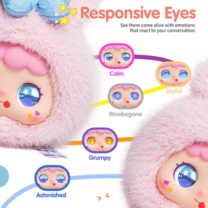 voopark AI Smart Stuffed Animal with ChatGPT - Multilingual Emotional AI Companion Plush Toy, Interactive Learning Assistant & Memory Trainer for Kids 3+, Parental Control App with Chat Summary