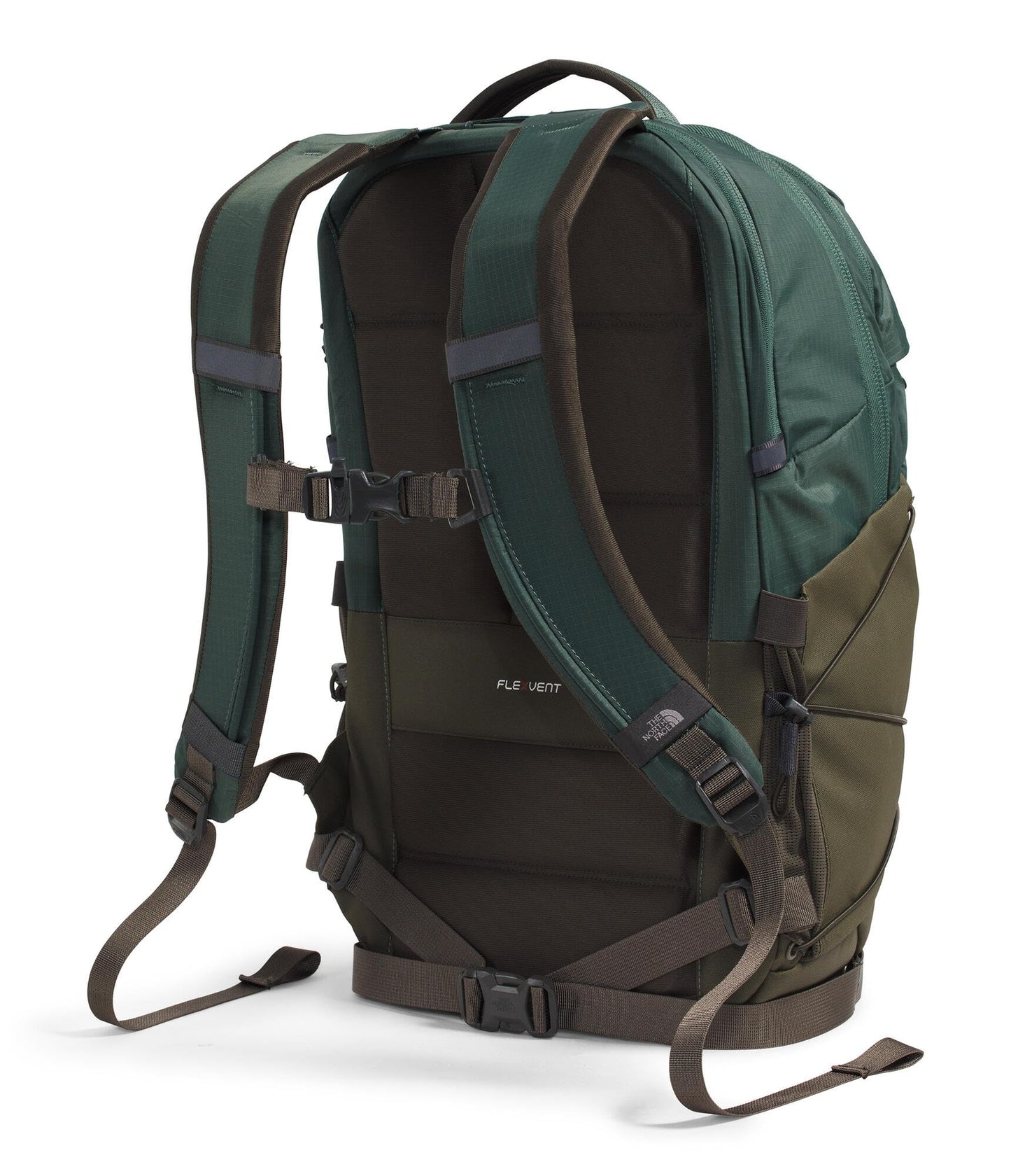The North Face Borealis Commuter Laptop Backpack - Water Repellent, Laptop Sleeve, Large Main Compartment, Duck Green/New Taupe Green, One Size