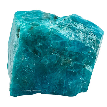 Amazing Gemstone Green Apatite Raw Crystals and Healing Stones, Natural Rocks For Tumbling - DIY Raw Stones And Crystals (1 Piece)