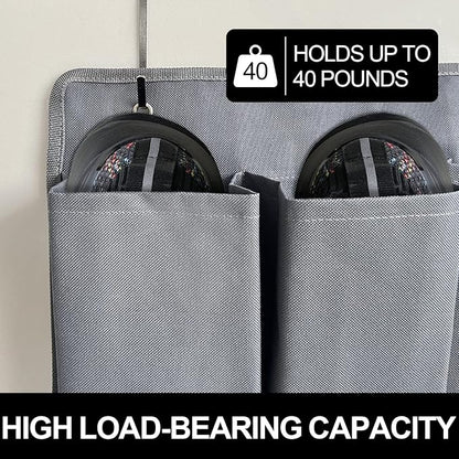 RVZONE RV Shoe Pockets 10 Pockets Heavy Hanging Bedside Storage Organizer with Sturdy Hooks Storage Pockets Hangs on bed for Shoes Toys and Tool Accessories