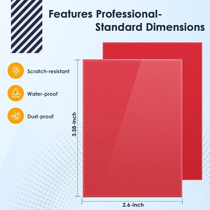 Kitoyz 500Pcs Trading Card Sleeves, Matte Top Loading Sleeves for Standard Cards 2.5Inch X 3.5Inch, Card Protector Sleeves for Baseball Card,Sports Cards,Game Card (5 Colors)