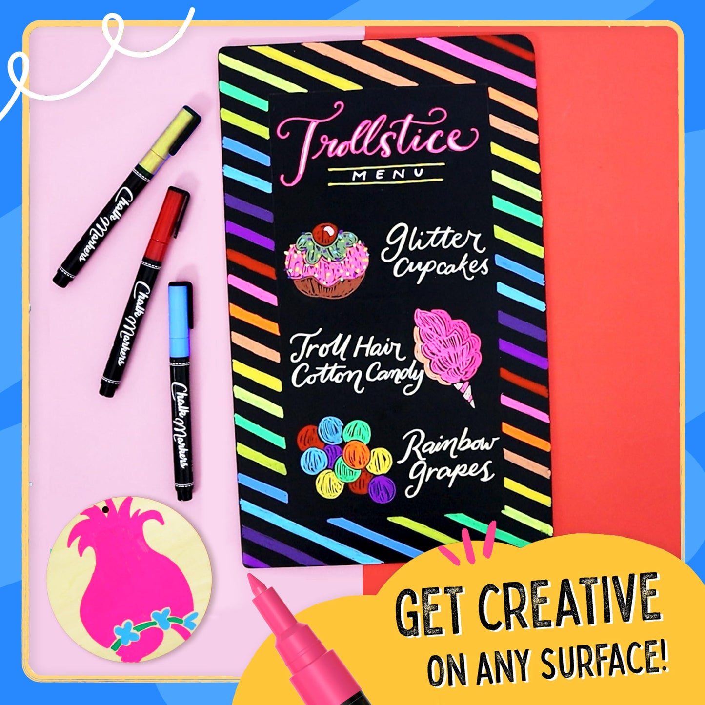 Chalkola Extra Fine Tip Chalk Markers for Blackboard & Glass (Pack of 16, 1mm Point) | Window Marker, Liquid Chalk Pens for Acrylic Dry Erase Board, Mirror, Car | Thin Chalkboard Markers Erasable