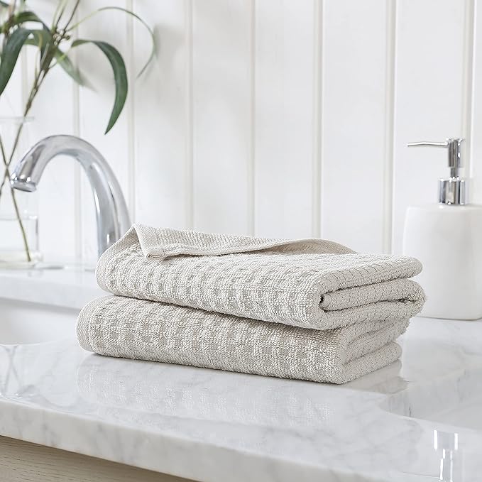 Tommy Bahama- Hand Towel Set, Highly Absorbent Cotton Bathroom Decor, Low