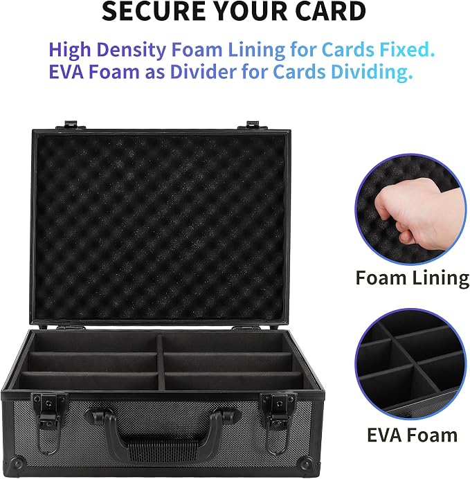 HZGXQN Toploader Storage Box for 3" x 4" 35pt Rigid Card, Top Loader Card Storage Hard Case, Sports Card Storage Boxes for Trading Cards, Top Loaders Holder (Holds 600+ Toploaders)