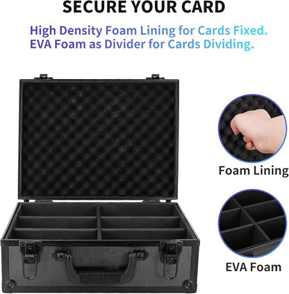 HZGXQN Toploader Storage Box for 3" x 4" 35pt Rigid Card, Top Loader Card Storage Hard Case, Sports Card Storage Boxes for Trading Cards, Top Loaders Holder (Holds 600+ Toploaders)
