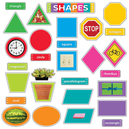 Trend Enterprises Shapes All Around Us Learning Set, by TREND enterprises, Inc., Dry Erase Learning Set, Ages 4-8