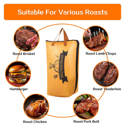 BBQ Blanket for Resting Meat, Meat Resting Blanket for Grilling Accessories, Reusable Smoker Grilling Meat Insulated Resting Bag, BBQ Accessories for Large Brisket, Gifts for Men, Dad