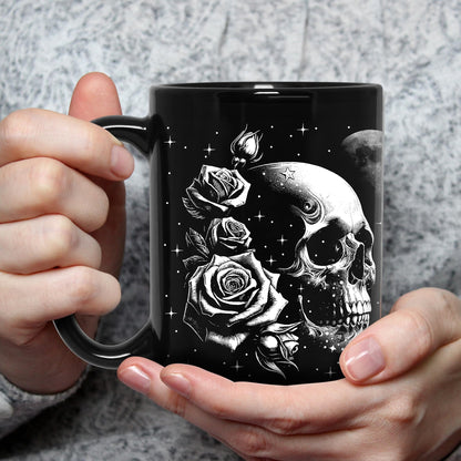 Skull Mug 15oz Goth Gift for Women - Christmas Mugs Witch Gifts for Women Skull Gifts for Men Unique - Gothic Coffee Mug - Witch, Goth Decor Christmas Cup With Skulls Cup Gothic Gift for Men, Dad, Mom
