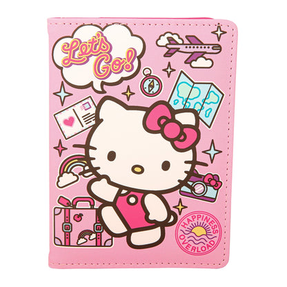 Hello Kitty Passport Holder - Sanrio Passport Holder for Women - Officially Licensed Passport Case (VG701236L.NJ)