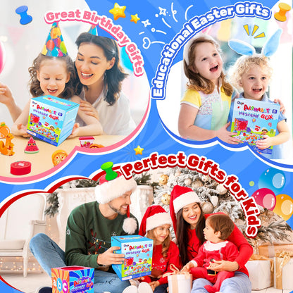 KMTJT Montessori Alphabet Mystery Box Toys for Toddlers Age 1 2 3 4 5, 26Pcs Fine Motor Sensory Sorting Games, Preschool Learning Activities & Speech Therapy, Christmas Birthday Gifts for Boys Girls