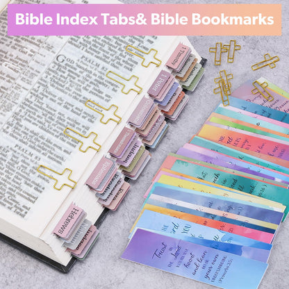 Goldenrich Bible Study Supplies, Bible Study Kit for women, Bible Journaling Kit for Gift, Bible Study Tools, Christian Gifts for Women, Bibles Accessories Annotation Kits