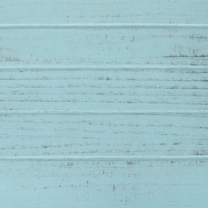 Ladder Shelf - Distressed Leaning Bookshelf (Turquoise)