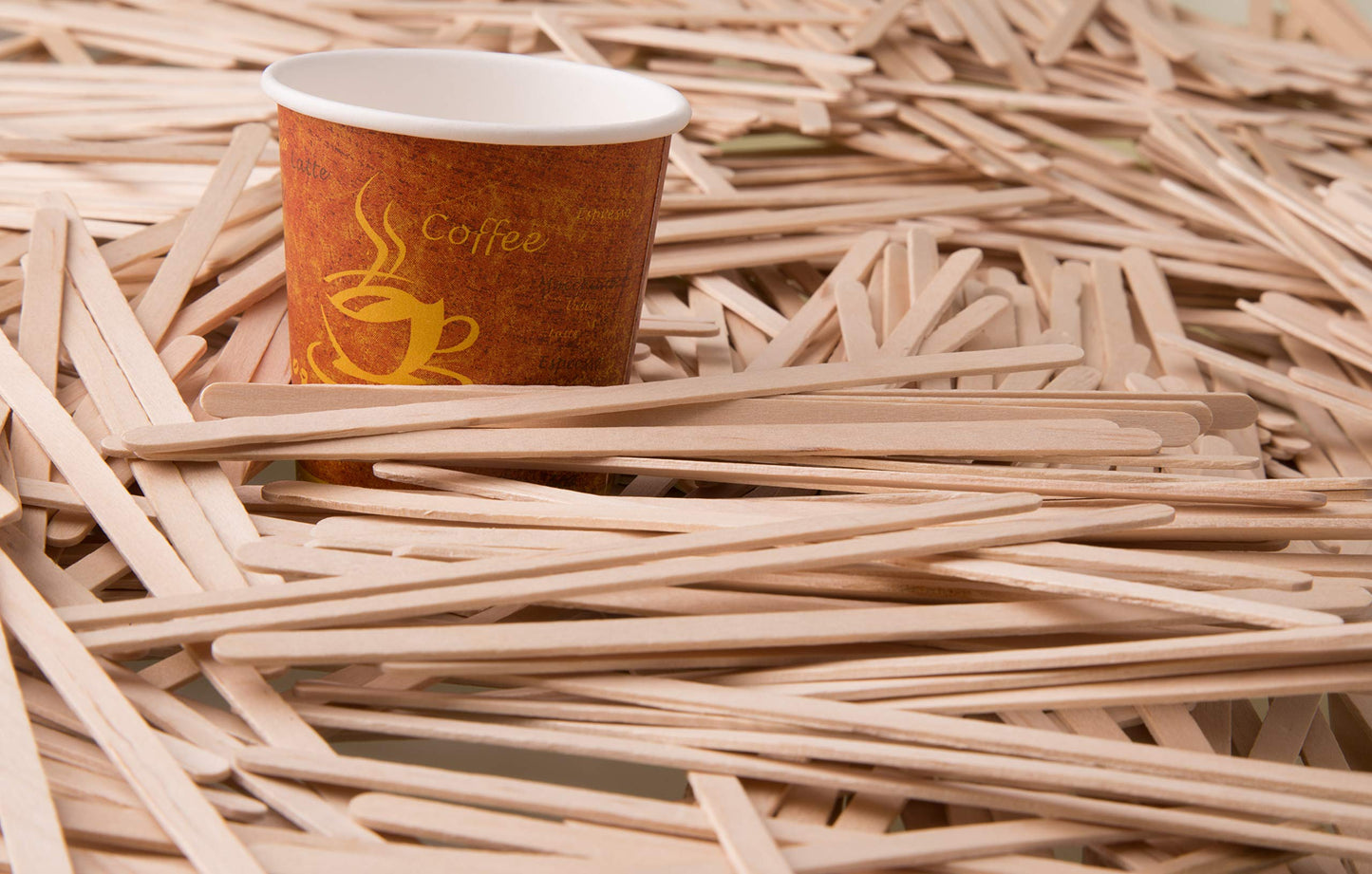 Makerstep Birch Wood Coffee Stirrers, 7 Inch Coffee Stir Sticks (1000 Pack) Eco-friendly, Sturdy Wooden Sticks. Splinter Free, Round End. Great For Your Coffee Nook