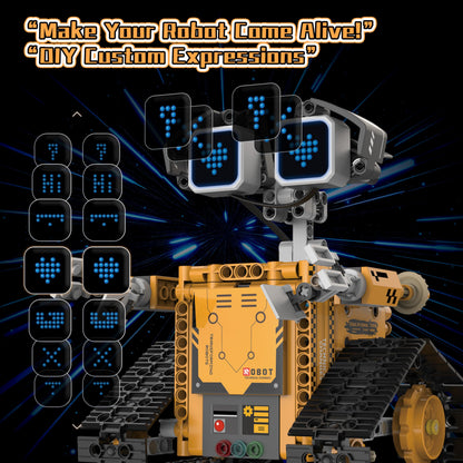 SIGHTEEDA 5-in-1 Smart Robot Building Kit for Kids 6-12, Build & Code Your Own Robot World, STEM Coding Robot Toy with App & Remote Control, Hands-on Robotics Set, Educational STEM Gift (348 PCS)