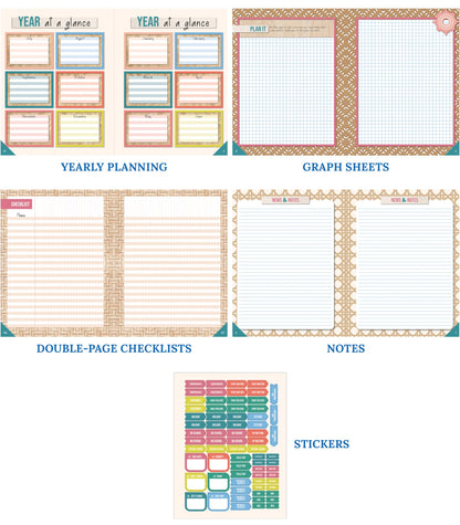 Carson Dellosa True to You Teacher Planner 2026-2027, Undated 8" x 11" Lesson Plan Book With Stickers, Class Schedule, Weekly Calendar School Supplies, Homeschool Essentials and Classroom Must Haves
