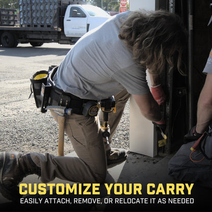 Holstery HammerMaster | Hammer Holder Loop - Clip-On Tool Belt Holster Holds Hammers, Hatchet, or Mallet
