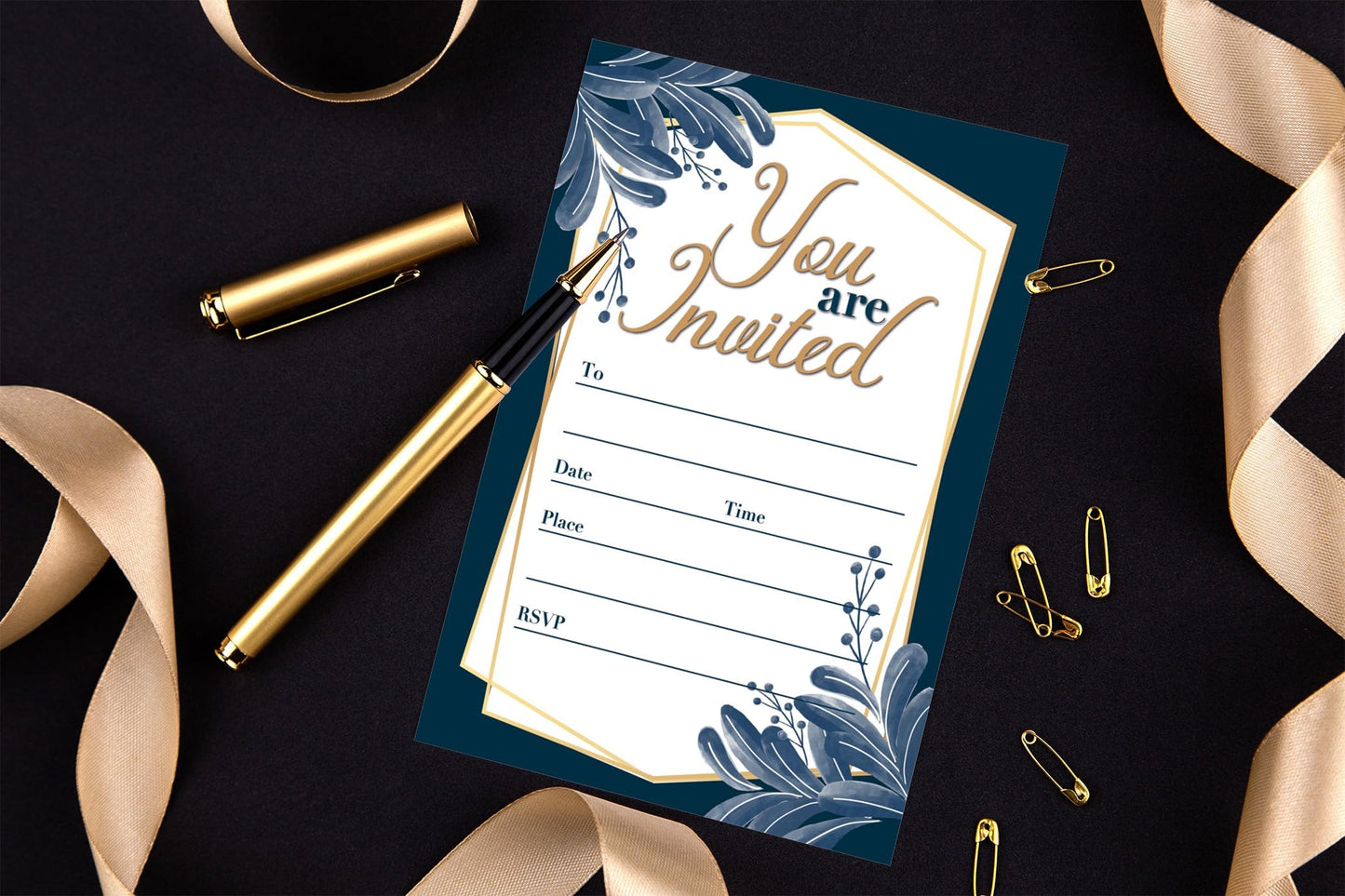 Stonehouse Collection | You Are Invited Formal Fill-in Party Invitations With Envelopes | 25 Invites & Envelopes | Wedding, Baby Shower, Rehearsal Dinner, Birthday Party (Formal Your Invited)