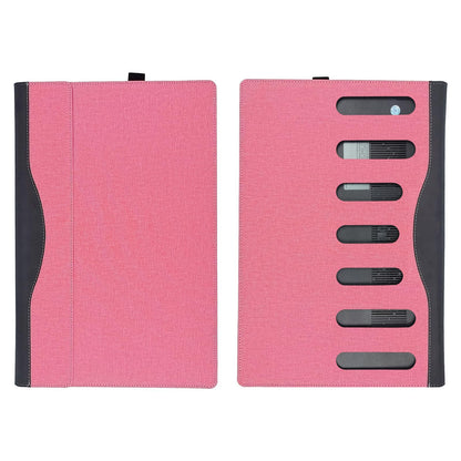 RUNMEIJIA Laptop Cover for Dell Latitude 5450 5440 5430 5420 Series 14 inch 2021～2024 Notebook PC .2-in-1 Detachable PU Leather Notebook (Pink)
